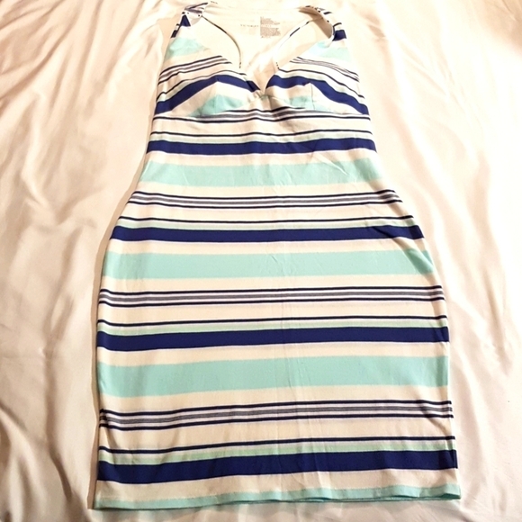 Victoria's Secret women's size Small Racer back striped dress - Picture 1 of 3